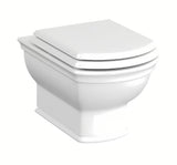 Viseća WC Školjka vitra Valarte u bijeloj boji s Rim-ex izvedbom bez sustava za ispiranje i skrivenim pričvršćenjem.