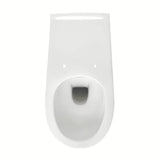 Bijeli viseća WC školjka Vitra s rimless ispiranjem pro lakšeg održavanja