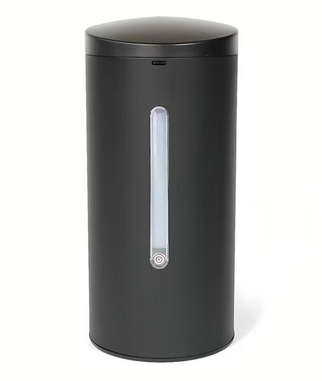 Crni beskontaktni dozator sapuna Weltservis Donner Round Gel pro za gel sapun i dezinfekciju