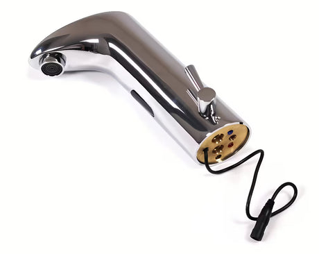 Kromirana senzorska stojeća miješalica za umivaonik Weltservis Donner s infracrvenim aktiviranjem