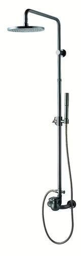 Tuš sustav WF Industrial u završnoj obradi uljem trljana bronca s nadglavnim tušem 20 cm